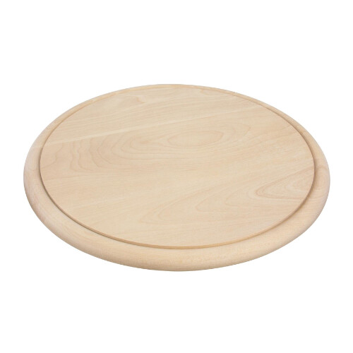 Smørebræt birketræ Ø 25 cm.