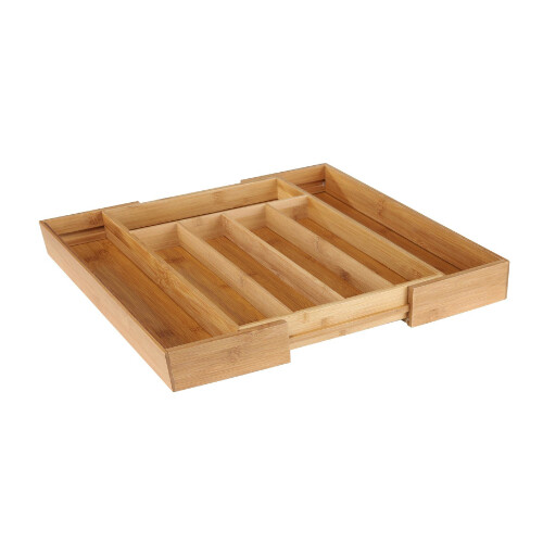 Bambus bestikbakke 5-7 rum  - Dybde 37 cm.