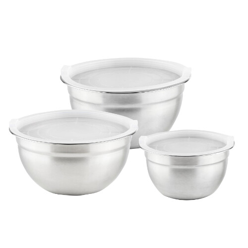 Røreskålsæt - 3 stk. i Rustfrit stål