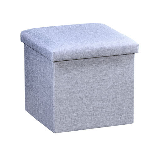 Opbevaringsbænk i MDF - 38 x 38 x 38 cm. | Grå