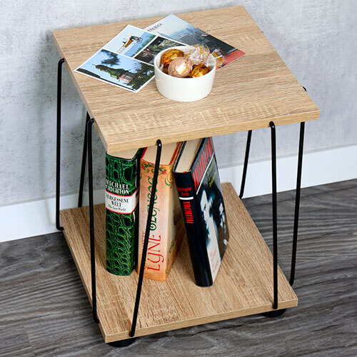 Træ sidebord i MDF træ - 100% FSC