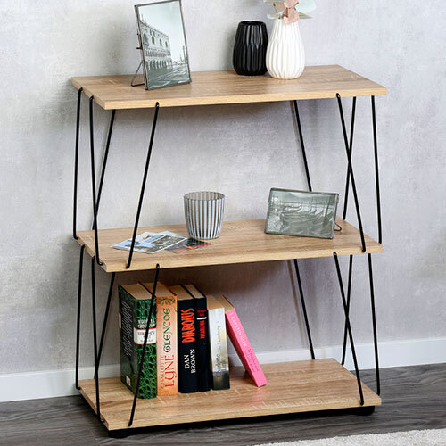 Reol i træ med 3 hylder - 100% FSC - Bork