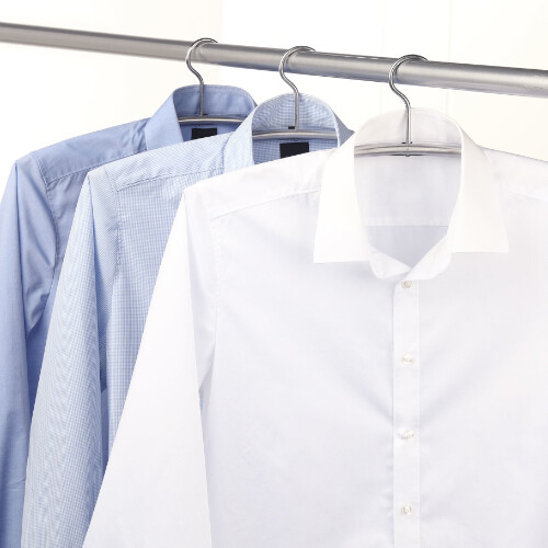 Bøjler i børstet rustfrit stål - 3 stk.