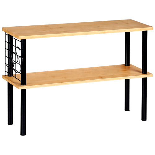 Hylde til køkkenbord - Sort