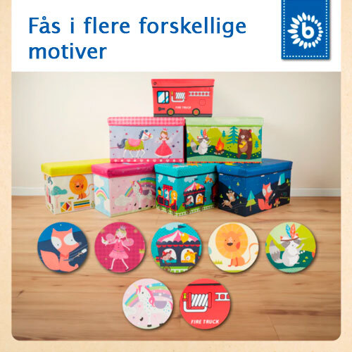 Brandbil legetøjskasse - 47 L