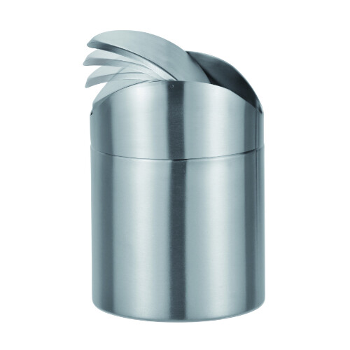 bord affaldsspand i rustfrit stål