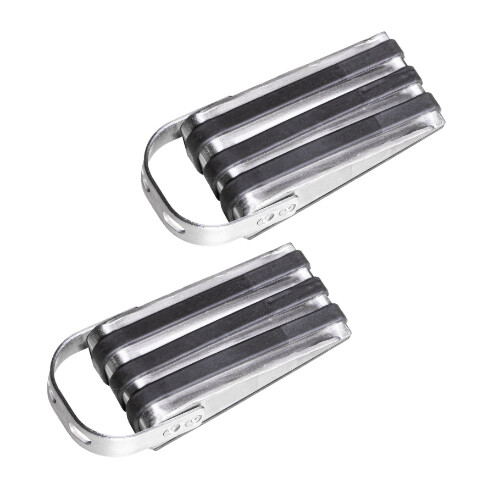 Dørstopper kile i rustfrit stål - 2'er sæt