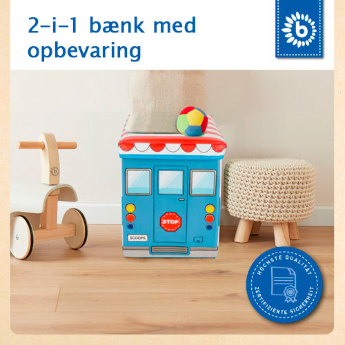 Opbevaringskasse børneværelse - 46 L | Isbil