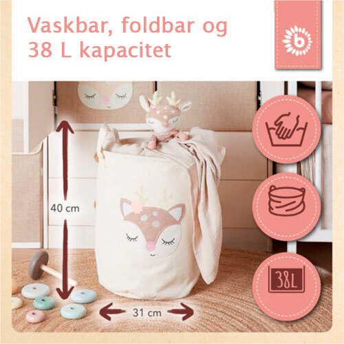 Legetøjsopbevaring Ella krondyr - Ø 31 cm.