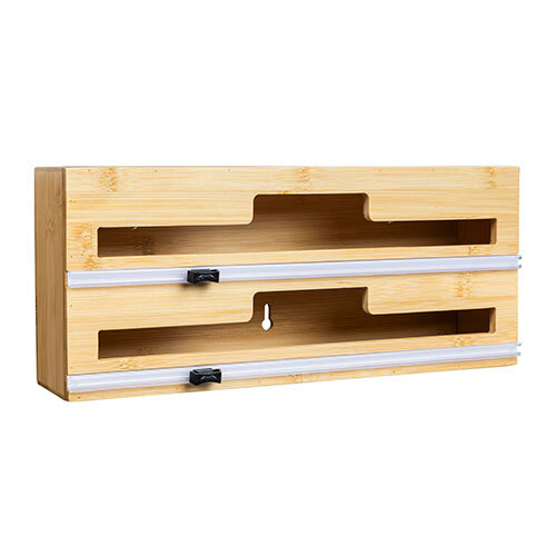 Vægmonteret foliebakke med 2 rum