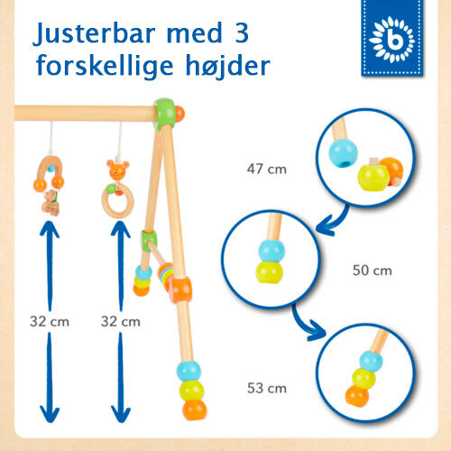 Aktivitetsstativ babylegetøj - Trendy