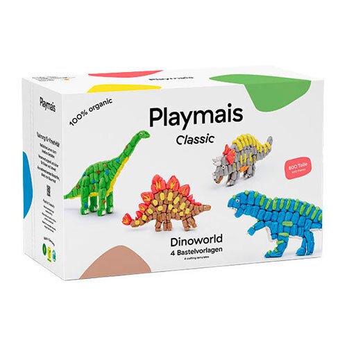 Kreativt legetøj - Playmais classic dinosaur 800 stk.