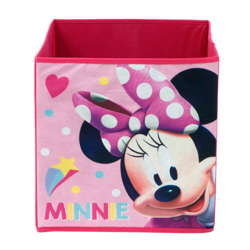 Legetøjskasse Minnie - 31 x 31 x 31 cm.
