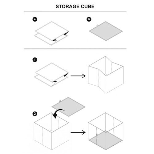 Foldbar legetøjskasse Gurli Gris
