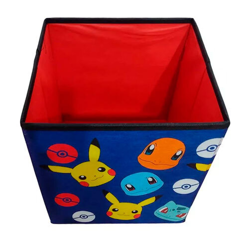 Legetøjsopbevaring med siddeplads Pokémon - 30 x 30 cm.