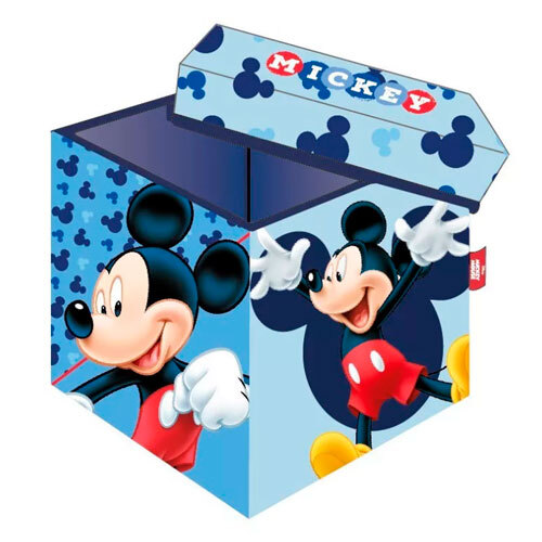 Mickey Mouse legetøjskasse med siddeplads