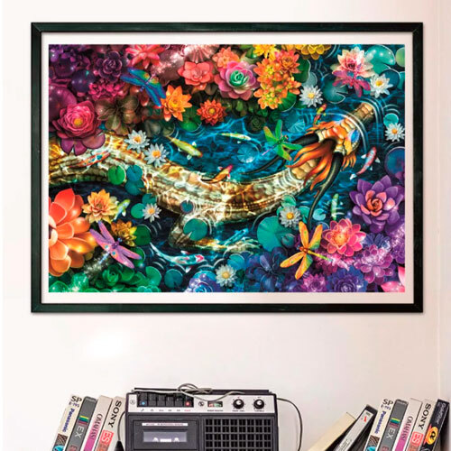 Clementoni puslespil - Koi River