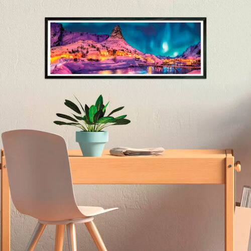 Stort puslespil 1000 brikker - Lofoten