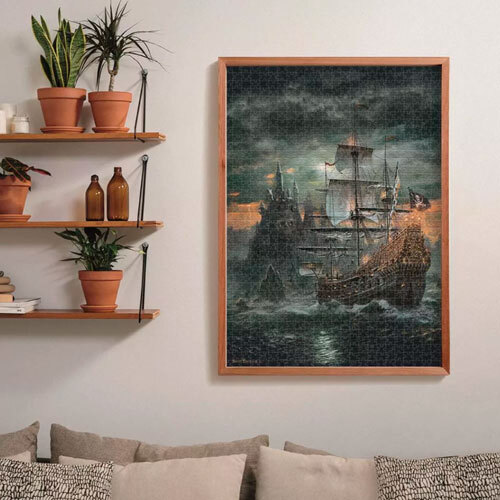 Clementoni puslespil - Piratskib 1000 brikker
