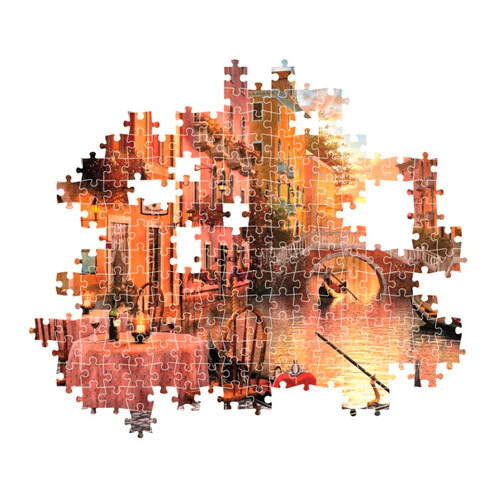 Stort puslespil 1500 brikker - Venedig