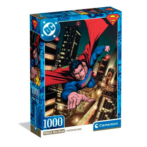 Puslespil 1000 brikker - Superman Night