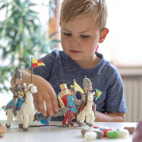 Kreativt legetøj - Playmajs classic konger, dronninger og riddere