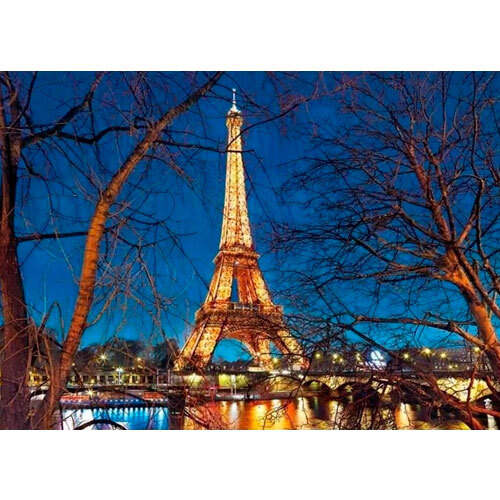 Stort puslespil 2000 brikker - Eiffeltårnet i Paris