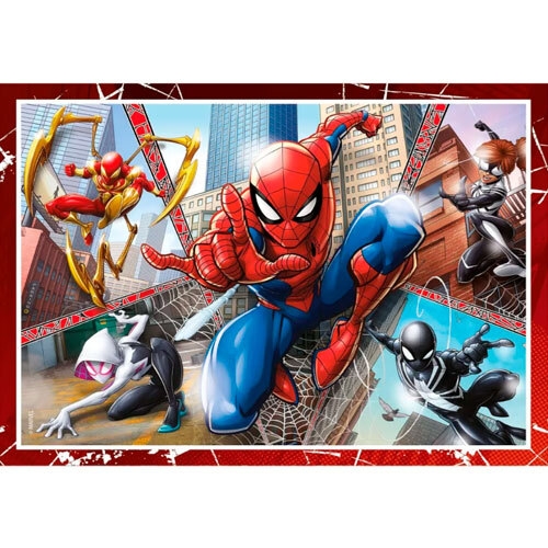 Puslespil 4-i-1 - Spider-Man Trio in Action +3 år