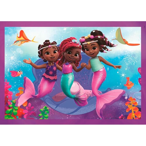 Junior Ariel puslespil 4-i-1 - Disney