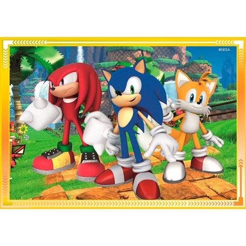 Sonic Save the Day puslespil 4-i-1