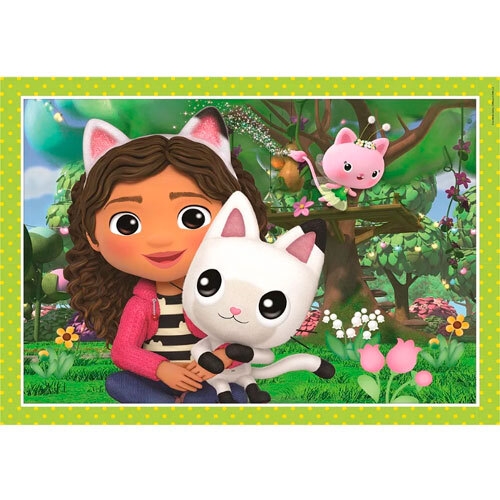 Puslespil 4-i-1 - Gabby's Dukkehus aktiviteter