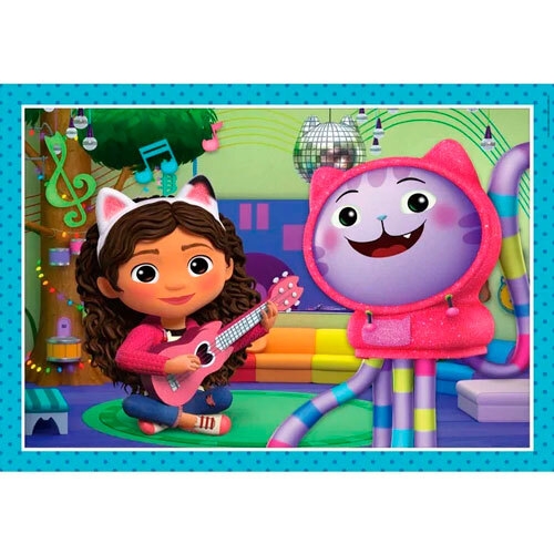 Puslespil 4-i-1 Gabby's Dukkehus aktiviteter