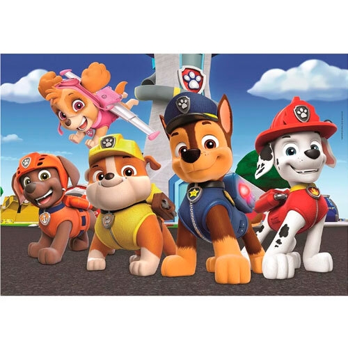 Paw Patrol Squad puslespil - 2 x 60 brikker