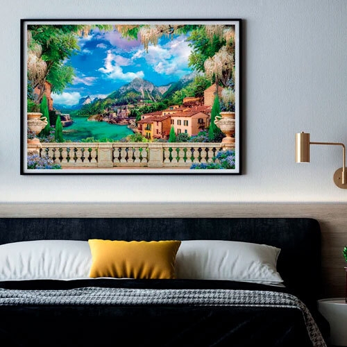 Clementoni puslespil 3000 brikker - Lush Terrace