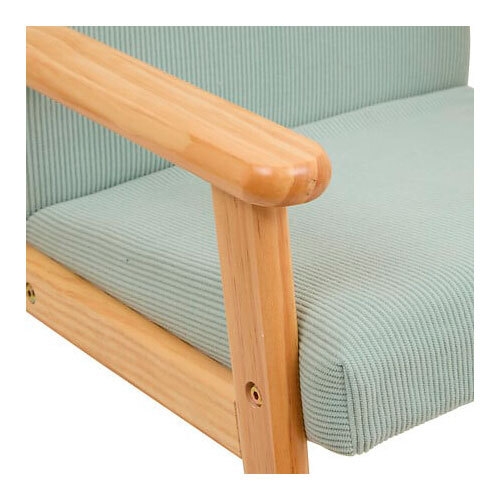 Træ børnelænestol - Basile | Celadon grøn