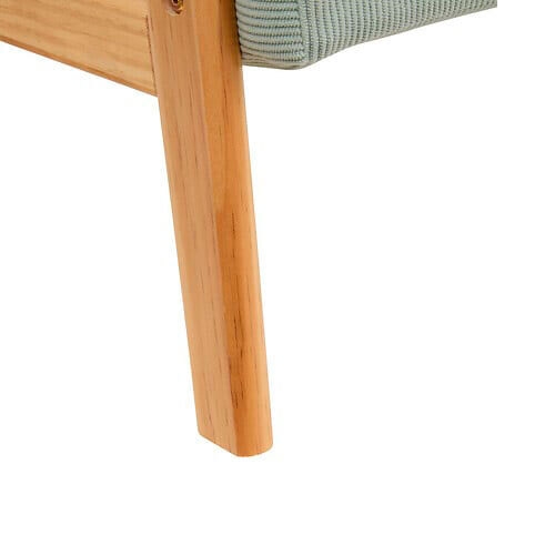 Børnelænestol i fyrretræ - Celadon grøn