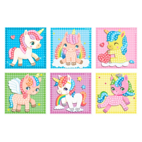 PlayMais Unicorn med 6 skabeloner