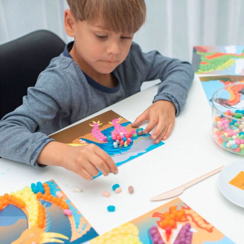 PlayMais Fantasy mosaik - 2300 dele | Drager