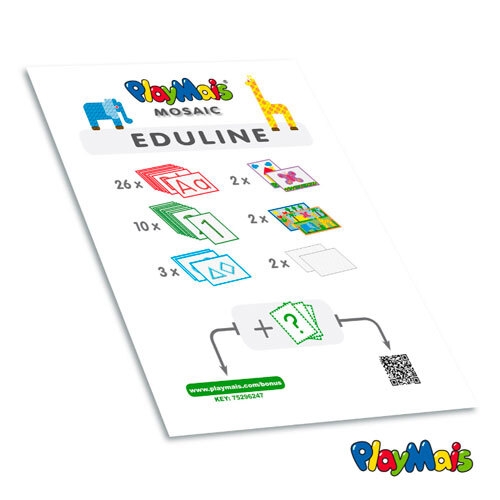 Krea legetøj PlayMais Eduline mosaik 12.000 stk.