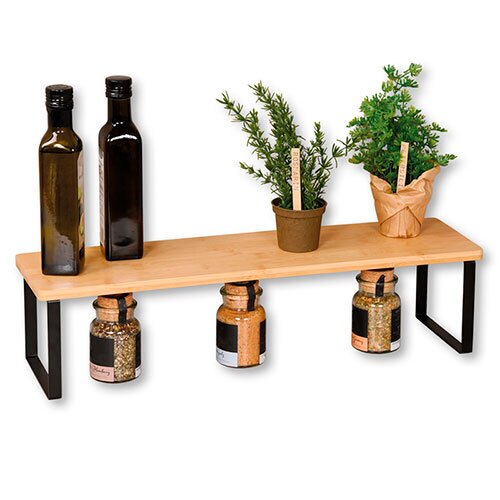 Bambus køkkenbordshylde 100% FSC - 55 cm.