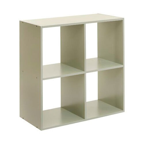 Reol i MDF træ - Mix n' Modul Kids | 4 rum - Grøn