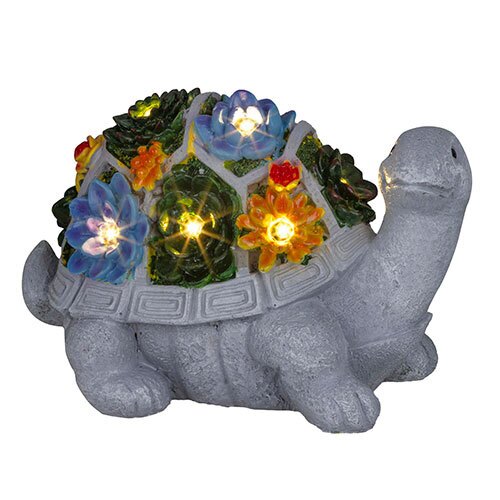 Havefigur med solcellelys