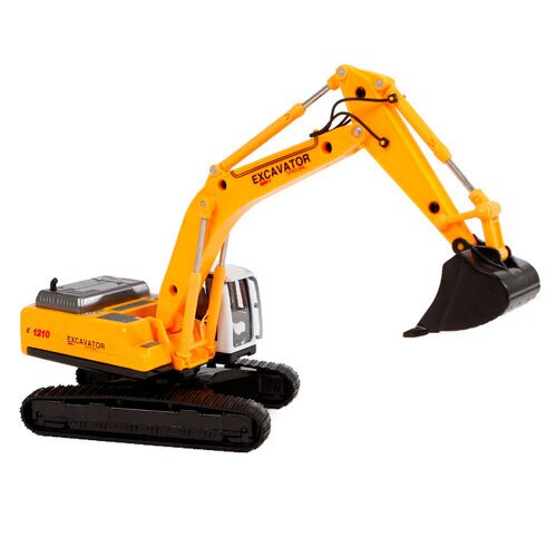 Legetøjsbil gravemaskine - 22 cm.