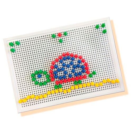 Mosaik legesæt med skabeloner - Skildpadde