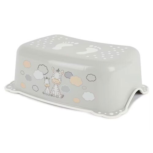 Skammel med anti-skrid - Zebra