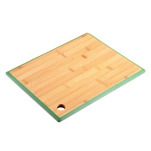 Skærebræt i bambus - 1,5 x 35 x 26 cm. | Grøn
