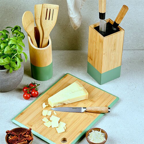 Komplet serie i bambus - Grøn