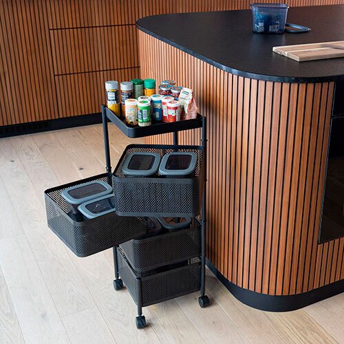 Universalvogn i metal - Sort Max