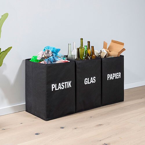Affaldssortering til køkken - 3 beholdere