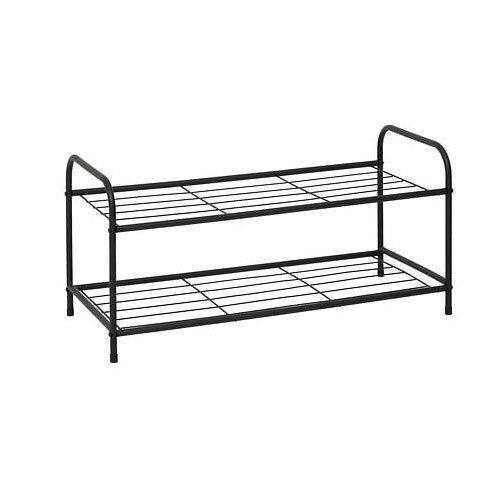 Metal skoreol m/ 2 hylder Metty